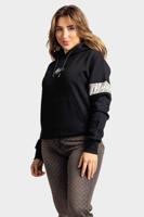 Malelions Captain Hoodie Dames Zwart - Maat XXS - Kleur: Zwart | Soccerfanshop - thumbnail