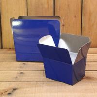 Bonbon doosjes - Chocolade doosje - Kobaltblauw 145 basic laag - 12 stuks