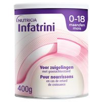 Nutricia Infatrini Zuigelingenvoeding Groeiachterstand Baby 0 Tot 18 Maanden 400g