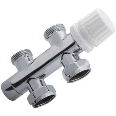 Riko Thermostatisch 3/4 Onderblok Recht - Chroom