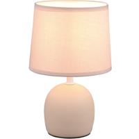 LED Tafellamp Keramiek - Stijlvol Mat Crème - E14 Fitting - Modern Ontwerp