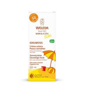 Edelweiss zonnecreme gevoelige huid SPF50