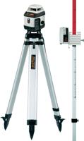 Laserliner AquaPro 120 Set | rotatielaser + statief, ontvanger en meetlat - 046.04.00A