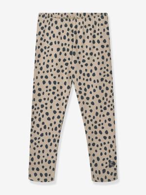 Marien rib legging voor meisjes beige