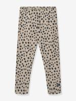 Marien rib legging voor meisjes beige