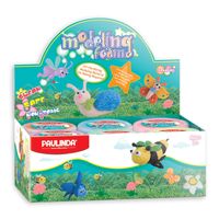 Paulinda Modeling klei kleurenpotjes, 18st.