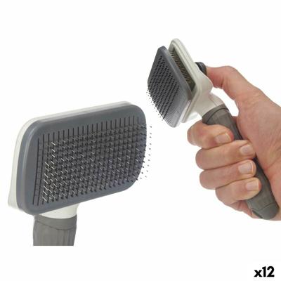 Hondenkam Mascow 334 Antraciet 10,5 x 19 x 6 cm (12 Stuks)