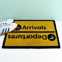 Arrivals Departures deurmat