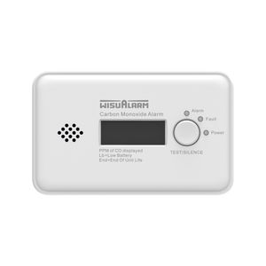 WisuAlarm DHI-HY-GC20B-R8 koolmonoxide-melder (CO) Bedraad Opbouwmontage Elektrochemische detector