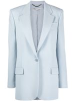 Stella McCartney blazer oversize à simple boutonnage - Bleu - thumbnail