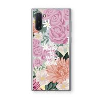 Kindness matters: Samsung Galaxy Note 10 Transparant Hoesje
