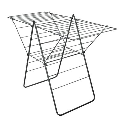 Metaltex Rotterdam Droogrek 25 m Drooglijn 134x58x98 cm Zwart