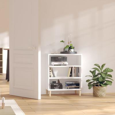 Dressoir 57x35x70 cm bewerkt hout wit
