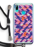 Skew Blush 3: Huawei P Smart (2019) Transparant Hoesje met koord