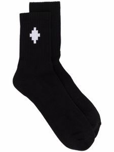 Marcelo Burlon County of Milan chaussettes 3/4 à motif Cross - Noir