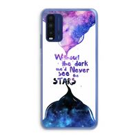 Stars quote: Xiaomi Redmi 9T Transparant Hoesje