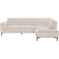 Leen Bakker - Hoekbank Romy Rechts - Egon - Stof - Beige - 195x260x78 Cm