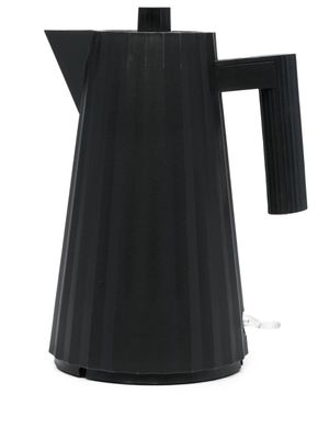 Alessi bouilloire électrique à effet plissé - Noir