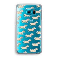 Ponys: Samsung Galaxy S6 Transparant Hoesje Ponys: Samsung Galaxy S6 Transparant Hoesje