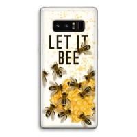 Let it bee: Samsung Galaxy Note 8 Transparant Hoesje - thumbnail