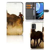 Xiaomi Redmi 9T | Poco M3 Telefoonhoesje met Pasjes Design Cowboy