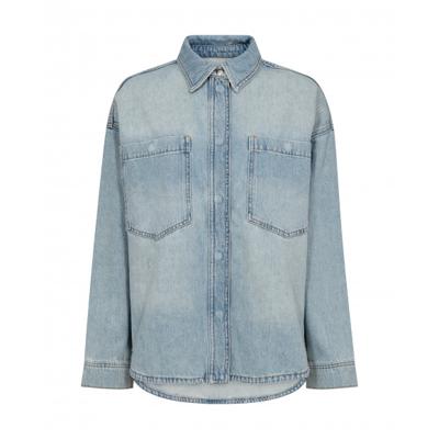 Mos Mosh - Blauw | Dames | Blouse | Blauw | XS | regular | Kamst mode