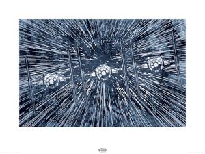 Star Wars Episode VII TIE Fighters Art Print 60x80cm