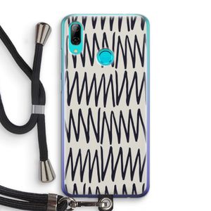 Marrakech Zigzag: Huawei P Smart (2019) Transparant Hoesje met koord