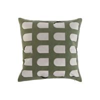 Kussen Home ESPRIT Wit Groen 45 x 10 x 45 cm