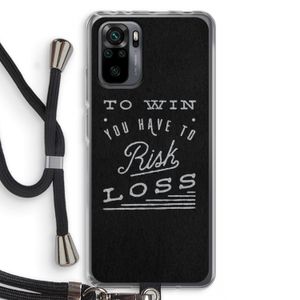 Risk loss: Xiaomi Redmi Note 10 Pro Transparant Hoesje met koord