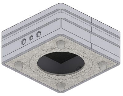 B-System: Euroboxx Plafond M - Grijs