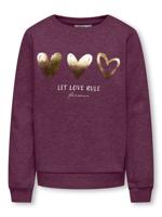Kids ONLY winter sweater meisjes - paars - KogMary - regular fit