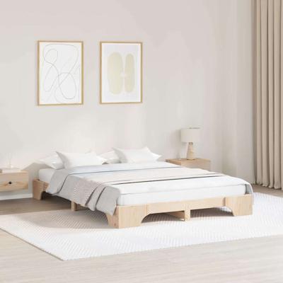 Bedframe Massief grenenhout 140 x 200 cm Massief grenenhout