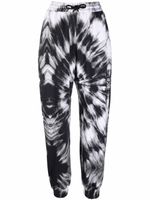 Philipp Plein pantalon de jogging à motif tie dye - Noir