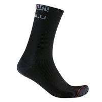 Castelli Bandito Merino 18 fietssokken zwart heren