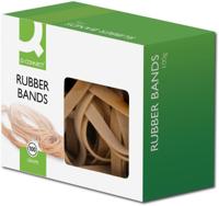 Q-CONNECT elastieken, breedte 9 mm, lengte 140 mm, nr 78, doosje van 100 g Q-CONNECT elastieken, breedte 9 mm, lengte 140 mm, nr 78, doosje van 100 g