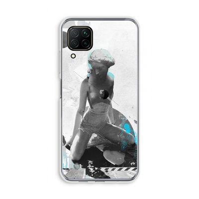 I will not feel a thing: Huawei P40 Lite Transparant Hoesje
