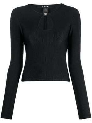 Ksubi haut Charmed Keyhole - Noir