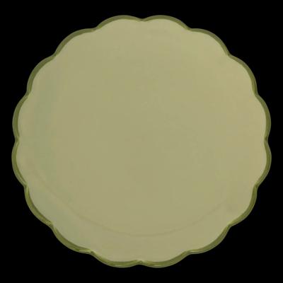 Good Morning bord Sculpted, Pale Green