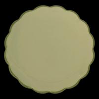 Good Morning bord Sculpted, Pale Green