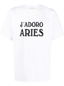 Aries t-shirt J'Adoro Aries en coton - Blanc