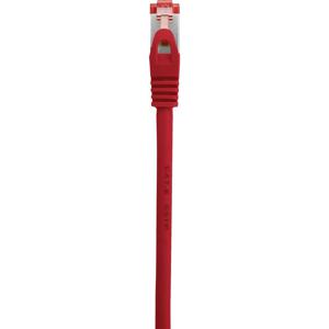 Renkforce RF-5372564 RJ45 Netwerkkabel, patchkabel CAT 6 S/FTP 10.00 m Rood Snagless, Vergulde steekcontacten, Vlambestendig 1 stuk(s)