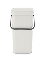 Brabantia Sort & Go afvalemmer 12 liter light grey