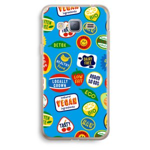 Fruitsticker: Samsung Galaxy J3 (2016) Transparant Hoesje
