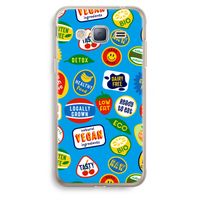 Fruitsticker: Samsung Galaxy J3 (2016) Transparant Hoesje