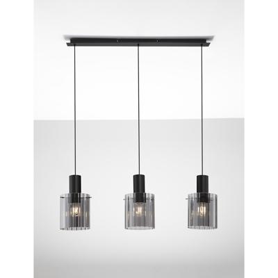 Lyora Design hanglampMirbi 3-lichts zwart recht - 9236202