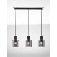 Lyora Design hanglampMirbi 3-lichts zwart recht - 9236202