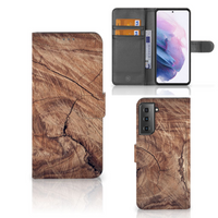 Samsung Galaxy S21 Plus Book Style Case Tree Trunk - thumbnail