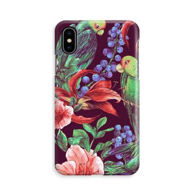 Papegaaien: iPhone Xs Volledig Geprint Hoesje