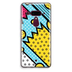 Pop Art #1: HTC U12+ Transparant Hoesje